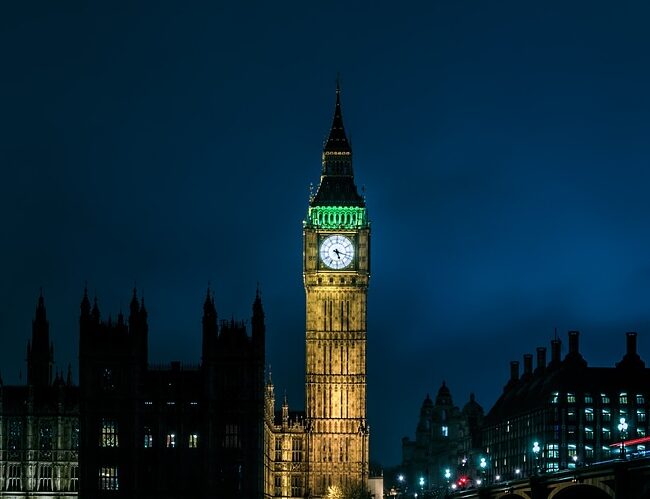 Big Ben Clock Tower is approximately 3.2 miles to get from Edward Hotel